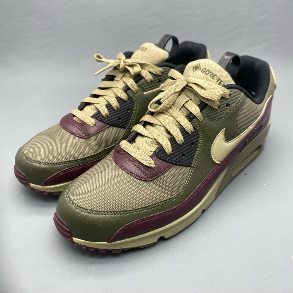 Nike Olive and Burgundy Sneakers